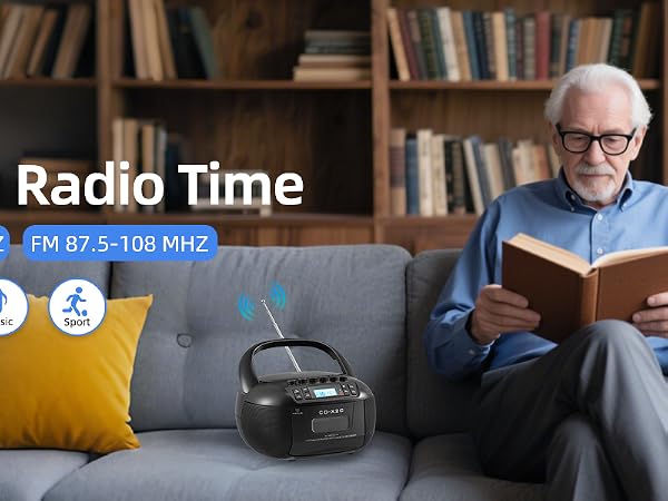 CD and Cassette Player