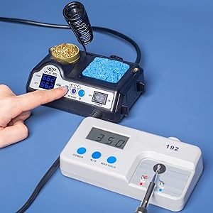 calibrating the WEP 927-IV soldering station
