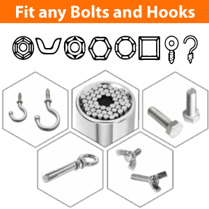 Universal Socket with Power Drill Adapter - Fits any Bolts and Hooks