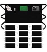 GREEN LIFESTYLE Server Aprons with 3 Pockets - Waist Apron, Waitress Apron for Women and Man, Wat...