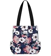 KAMO Floral Tote Bag - Waterproof Lightweight Handbags Travel Shoulder Bag for Hiking Yoga Gym Sw...