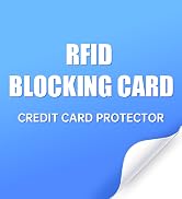 RFID Blocking Card,2 cards can provide unlimited thickness protection for your entire wallet,Cred...