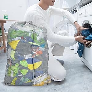 mesh laundry bag
