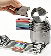 Magnetic measuring cups and spoons set