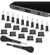 AILOVETECK USB C Dust Plug, Silicone USB C Plug Cover Charging Port Protector Cap with Cleaning K...