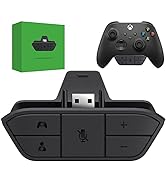 Stereo Headset Adapter, AOJAKI Xbox Controller Adapter Xbox Mic Adapter for Xbox One/ One S/X/ El...