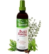 Quantum Health Buzz Away Extreme Tick & Mosquito Repellent DEET Free Peppermint & Citronella Oil ...