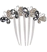 Sankuwen Flower Rhinestones Hair Combs Accessories,Perfect Mother's Day Gifts,Brithday gifts(Styl...