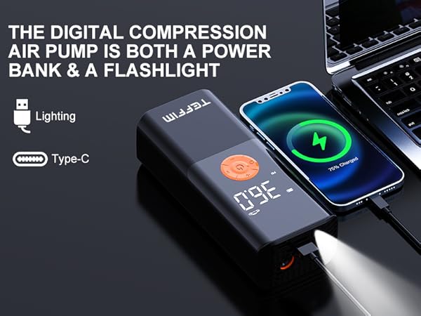 Tire Inflator Portable Air Compressor