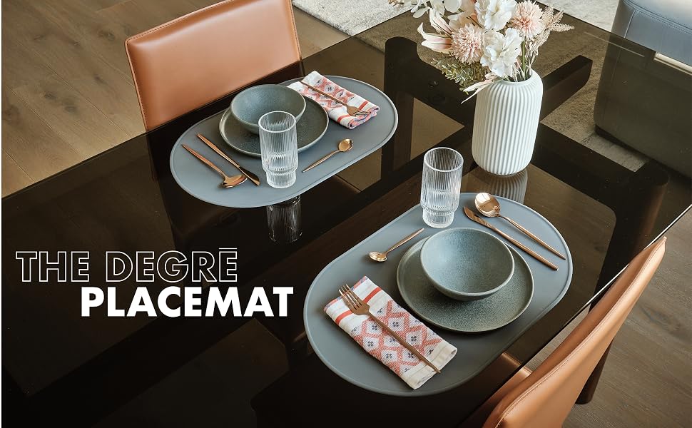 The Degre Placemat. Clean Lines. Clean Surfaces.
