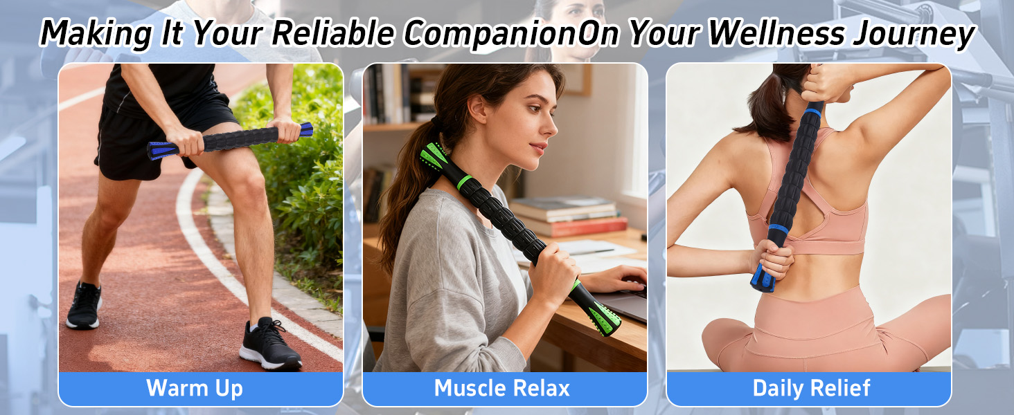 tiger tail muscle roller calf roller body roller for muscles deep tissue massage roller for legs