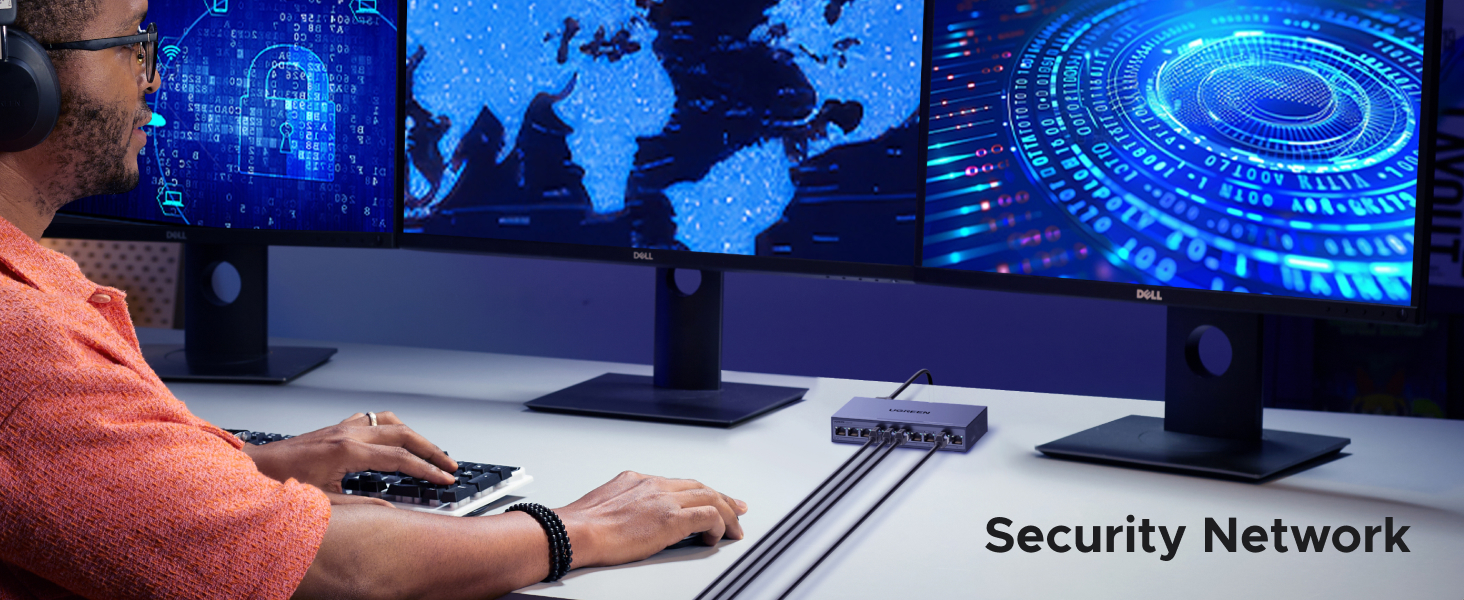 PoE Switch Ethernet Switch 10-Port 1000Mbps