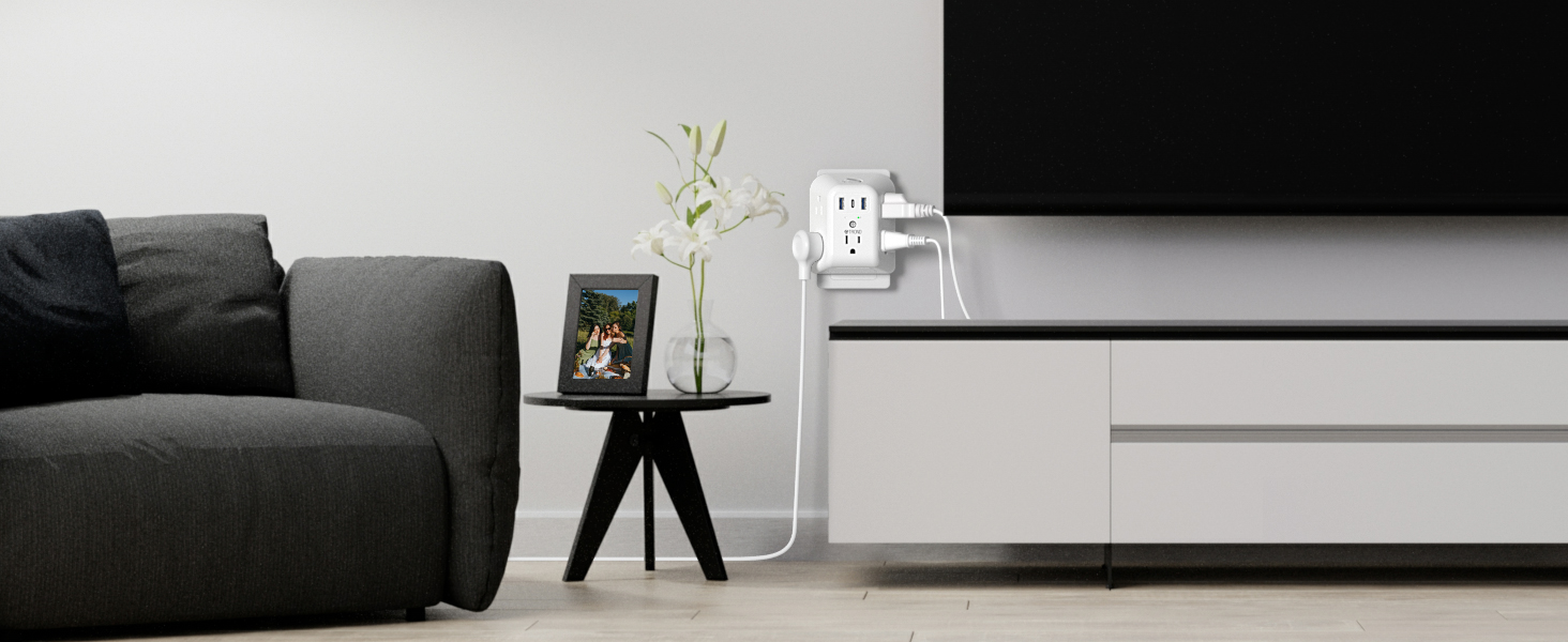 surge protector multiplug wall plug