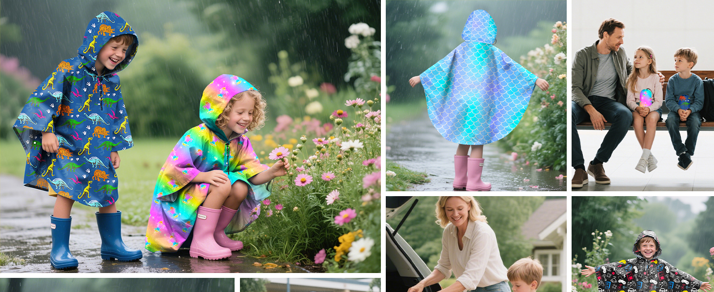 ponchos for kids