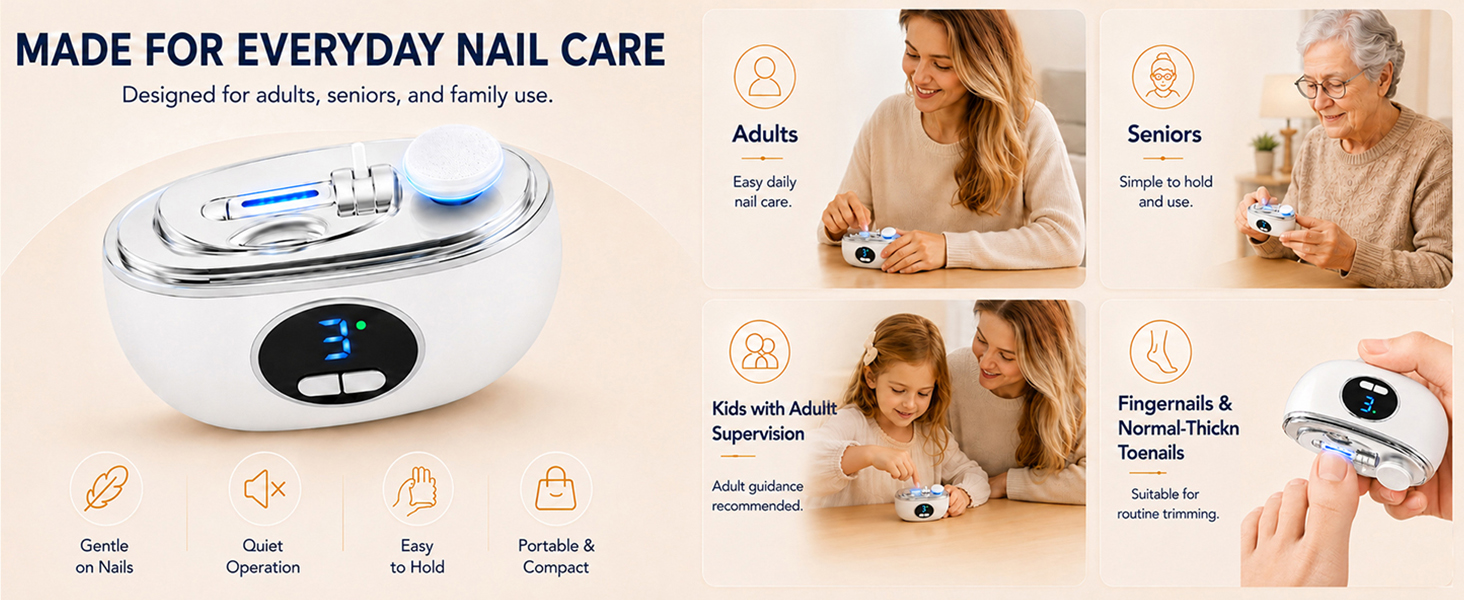 electric toenail clippers for seniors