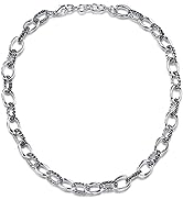 UNY JEWEL Jewelry Make a Statement with Foxtail Link Chain Necklace Designer Brand Inspired Women...