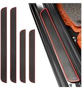 4PCS Car Door Sill Protector,Anti-Scratch & Waterproof Car Door Sills Scratch Protection,Universa...