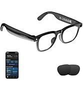 AI Smart Glasses with Camera, 8MP HD Camera Glasses for Men Women, 1080P Video Recording Sunglass...