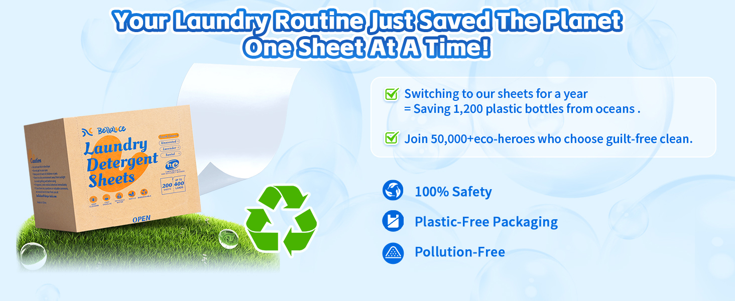 Laundry Detergent Sheets