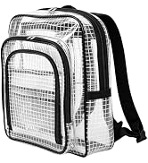 Synvicovan 15.7 Inch Tool Backpack-Transparent & Anti-static Cleanroom Engineer Tool Bag for Work...
