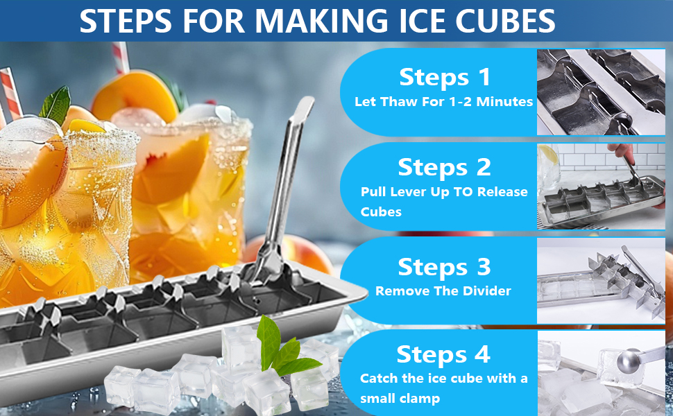 stainless steel ice tray