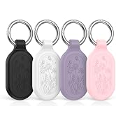 4 Pack for Samsung Galaxy SmartTag2 Case, TUDIOW Waterproof Full Protective Silicone Case Anti-Lo...