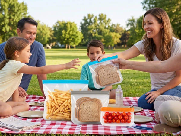 Reusable Sandwich Bags for Go to Picnic