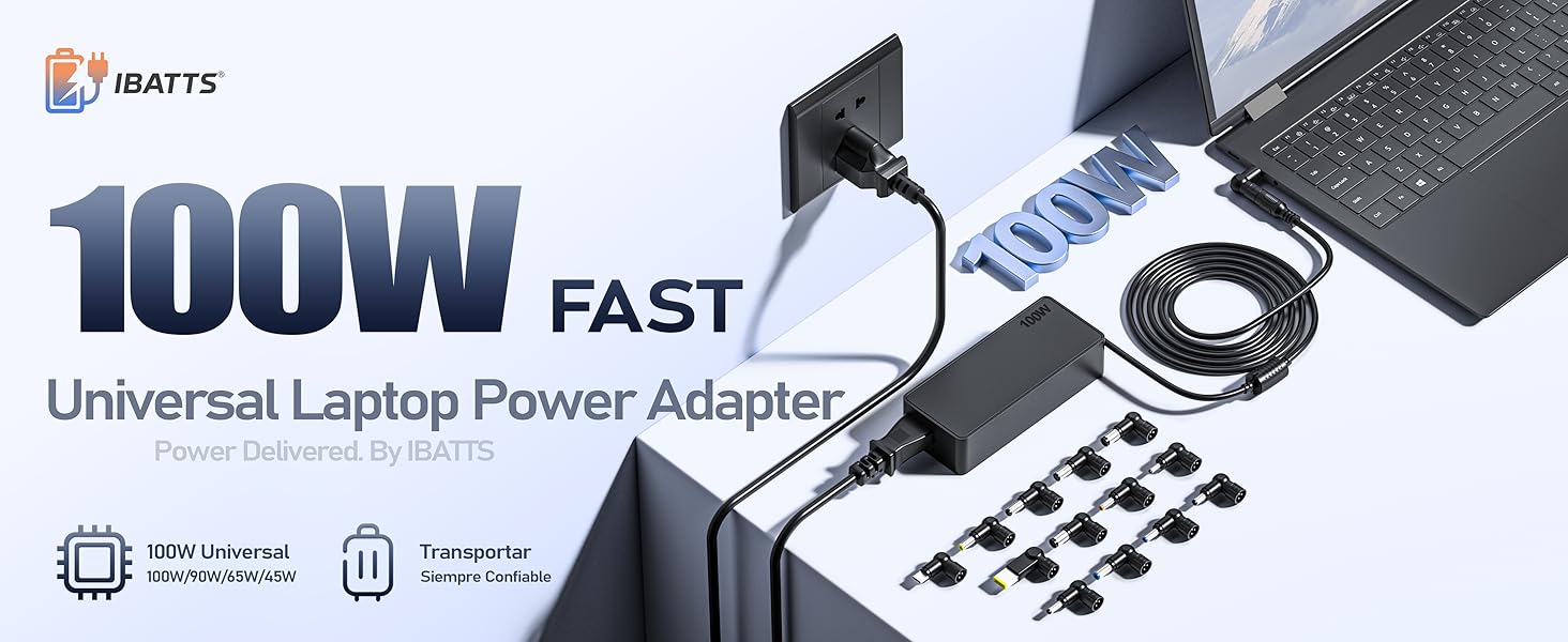100W Universal AC Adapter Desktop