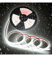 ALITOVE 32.8ft COB Outdoor LED Strip Lights Waterproof IP68 COB LED Light Strip High Density Dayl...