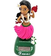 Sluswallow 1Pc Hawaiian Girl Dashboard Doll Girl Dashboard Hawaii Dancing for Car Collection Figu...