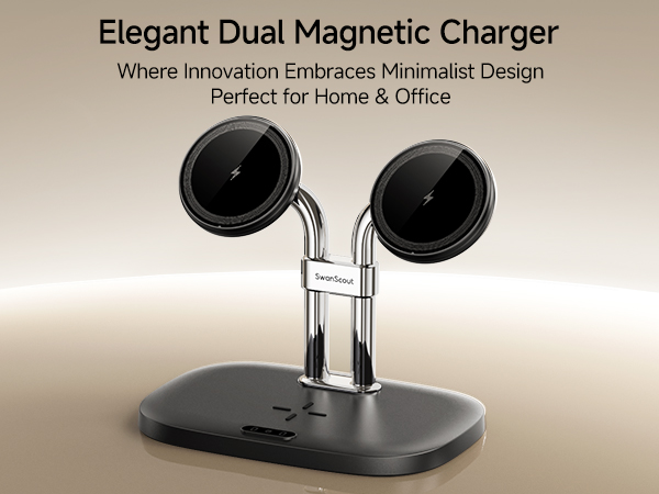 dual iphone charging station