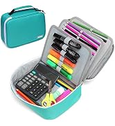 VASCHY Large Pencil Case, Art Color Pencils Pouch with Detachable Layers Multiple Zip Pockets for...