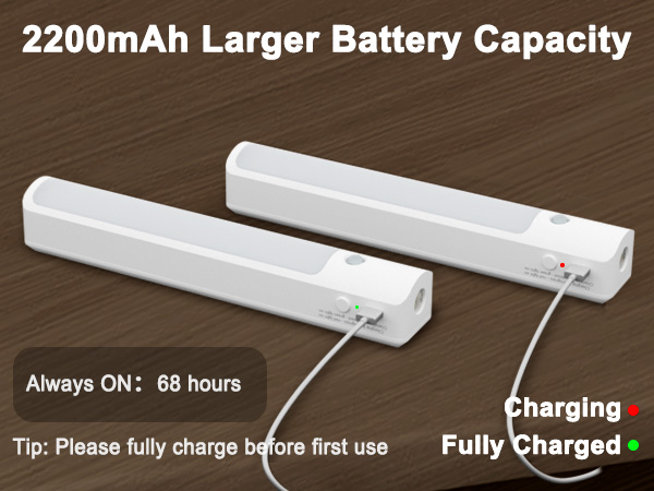 2200mAh Larger Battery Capacity