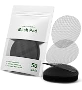 LE TAUCI Flower Pot Hole Mesh Pad, 4x4 Inch Garden's Drainage Mesh Hole Screens Prevent Soil Loss...
