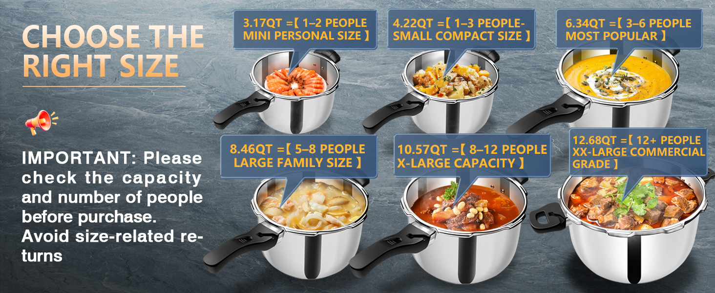 pressure cooker 8 10 12qt+;stainless steel pressure cooker ;ressure cooker ;largefor canning?