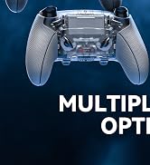 eXtremeRate Beyond-ARC Bottom Shell Kit Compatible with p s 5 Edge Controller with Rubberized Gri...