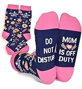 Funny Birthday Gifts Christmas Gifts Idea- Novelty Socks for Mom Dad Grandpa Grandma Cop Teacher