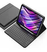 aMZCaSE for iPad Air 11 inch Case with Keyboard(M3/M2, 2025/2024), iPad Pro 11 inch Air 5th 4th G...