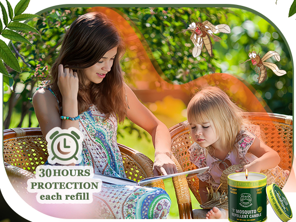 bug candles repellent outdoor