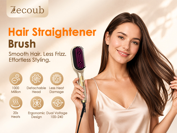 Hair Straightener Brush