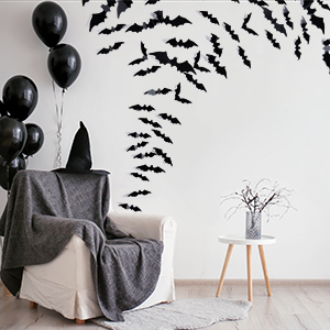 3D Bat Decals Party Supplies