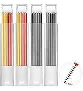 2.8 mm Pencil Refills for Carpenter Mark Pencils, Solid Deep Hole Mechanical Construction Pencil ...