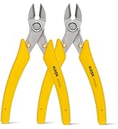 KATA 2Pack Micro Wire Cutters For Electronics Flush cutters, 6 Inch Precision Micro Cutters for C...