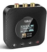 1Mii B06HD+ Hi-Res LDAC Bluetooth 5.3 Receiver for Home Stereo, Hi-Fi Bluetooth Audio Adapter w/D...