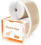 Carbou Silicone Scar Sheets (1.6"x 60"Roll) Medical Silicone Scar Tape Roll,Easy-Tear Soft Silico...