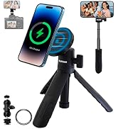 HAFOKO HA-W08 Magnetic Selfie Stick Tripod Vlogging Tripod Kit+Magnetic Wireless Charging Mount D...