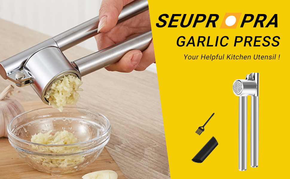SEUPROPRA Garlic Press Your helpful kitchen utensil