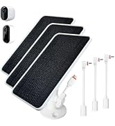 JJMASEE Solar Panel for Arlo Essential 2K/2K XL (2nd/3rd Gen), Arlo Pro 6th Gen, Essential/XL Spo...