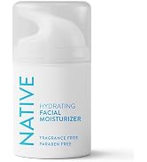 Native Hydrating Facial Moisturizer for Dry Skin, Silicone Free, Fragrance Free, with Vitamin B3 ...