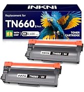 InkNI Compatible TN660 Toner Cartridge Replacement for Brother TN660 TN630 High Yield Compatible ...